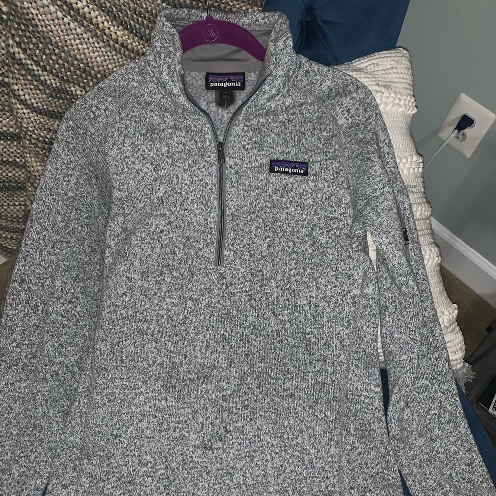 Grey Patagonia Zip Up